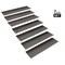 Stepbasic Non-Slip Rubber Backing Resistant Carpet Stair Gripper Set Of 7